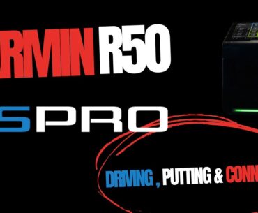 Playing GSPro on my Garmin R50 - Driving, Putting & Connecting