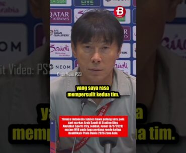 Kata STY Usai Timnas Indonesia VS Arab Saudi #shorts