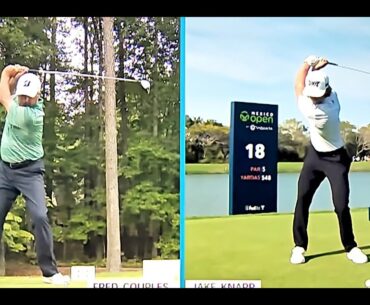 Jake Knapp Golf Swing VS Fred Couples Golf Swing in Super Slow-Mo