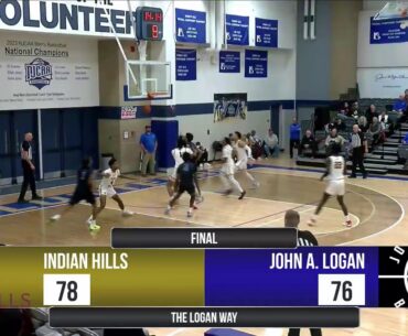 John A. Logan men's Basketball vs Indian Hills