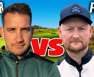 Can ANDY CARTER Beat Me With FULL GRAPHITE CLUBS?! (BATTLE GOLF)