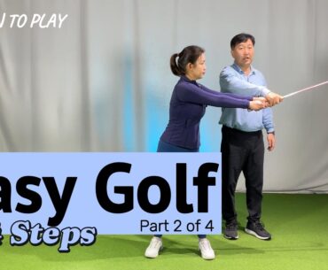 Easy Golf in 4 Steps pt2.Learn the next step the cocking and weight shift. #pga #golf #golflesson