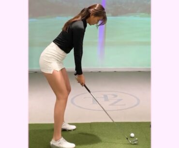 부드러운 아이언샷! KLPGA 이한솔 프로의 부드러운 골프스윙!