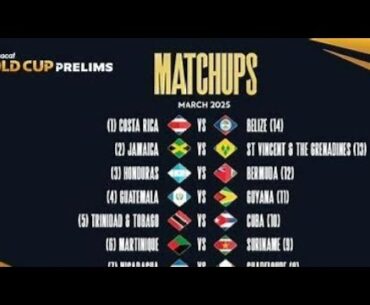 Jamaica v St. Vincent, T&T v Cuba | Concacaf Gold Cup Prelims + Dwight Yorke