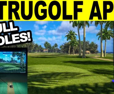 TruGolf E6 Apex Golf Simulator Software Review! FULL 9 Holes! 🏌️‍♂️⛳