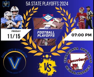 Blazer Football vs Arkansas (5A Football Playoffs Round 1)