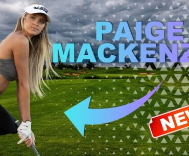 THE NEW GOLF GIRL | Amazing Golf Swing you need to see | Paige Mackenzie