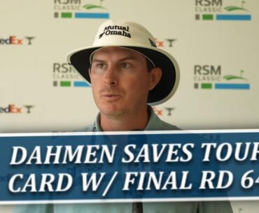 Joel Dahmen Saves PGA Tour Card, Fires Final Round 64 At RSM Classic