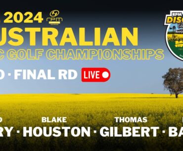 RPM Australian Disc Golf Championships 2024 • Final Round • MPO Lead