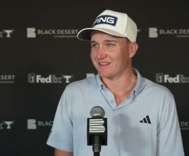 Matt McCarty Saturday Flash Interview 2024 Black Desert Championship