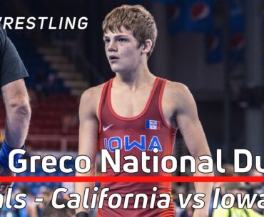 LIVE: 16U National Dual Greco Finals - Iowa vs California
