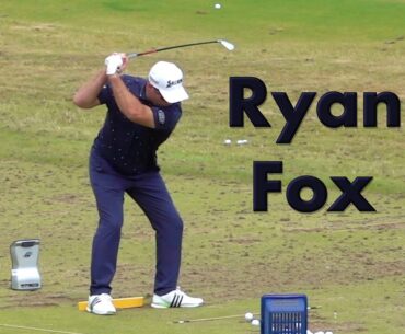 Ryan Fox Long Iron Swing (Full Speed & Slow Motion)