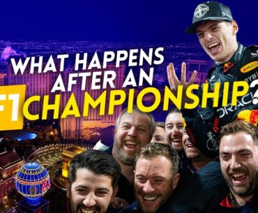 What happens after an F1 CHAMPIONSHIP is decided?