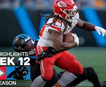 Kansas City Chiefs vs. Carolina Panthers Game Highlights | NFL 2024 Season Week 12