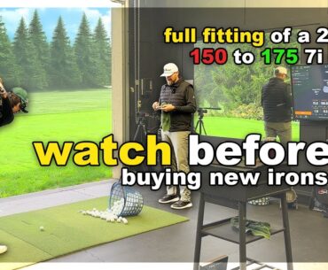 how to flush a 7 iron... do this before buying irons (fitting video)