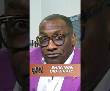This Shannon Sharpe moment is priceless #shorts