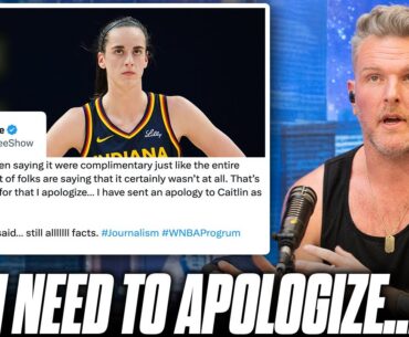 Pat McAfee Address Controversy Around His Comments on Caitlin Clark & The WNBA