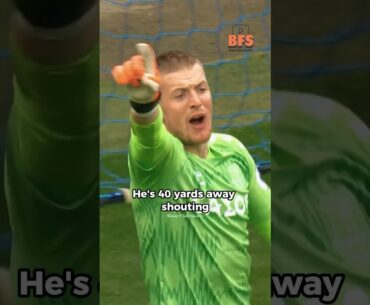 Why Jordan Pickford Always Yells At His Teammates #shorts