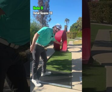 Setting A Mini Golf Course Record!! (Holes 7-12)