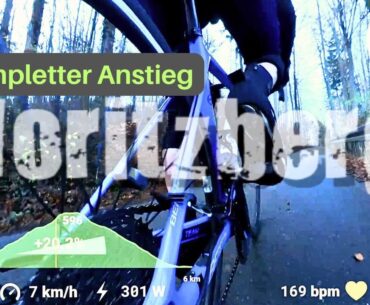 Die steilsten Anstiege im fränkischen Umland #1 - Moritzberg - neue insta360 Kamerahaltung Fahrrad