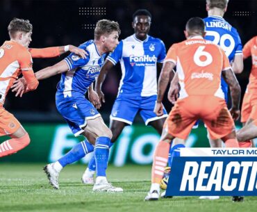 Player Reaction | Taylor Moore on 'disappointing' Blackpool loss