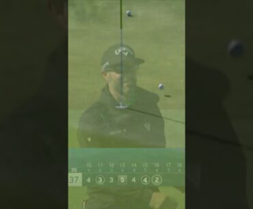 Hadwin rolls it around and in from fairway! 🔄