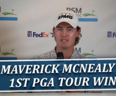 Maverick McNealy Wins 1st PGA Tour Event At RSM Classic