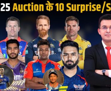 IPL Auction 2025 के 10 Surprise/Shock? Here's complete analysis of all teams after Auction!