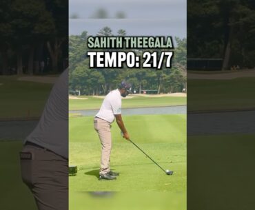 Sahith Theegala’s golf swing is Tour Tempo! #golf