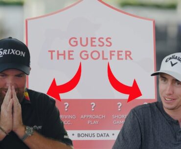 Shane Lowry & Tom McKibbin play GUESS THE PRO GOLFER 🤔