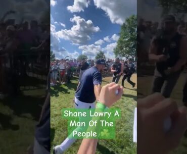 Shane Lowry Gifts His, Record Equalling Golf Ball To A Fan #shortsvideo #golf