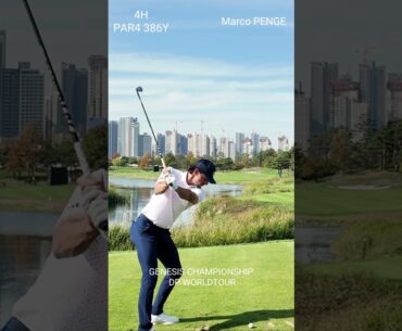 Marco Penge Golf Swing Iron Down The Line, GENESIS CHAMPIONSHIP  #golf #golfswing #marcopenge
