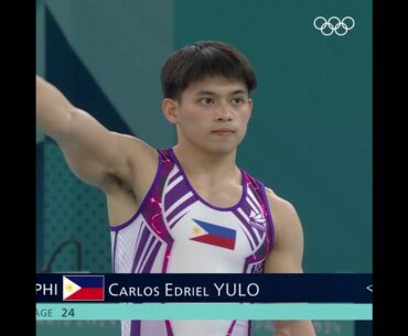 Carlos Yulo's performance in the men’s floor final was a dazzling display of power and grace! 🇵🇭👏