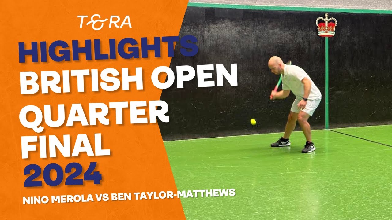 Nino Merola vs Ben Taylor-Matthews – HIGHLIGHTS – British Open Real Tennis 2024 – Quarter Final Nino Merola vs Ben Taylor-Matthews - HIGHLIGHTS - British Open Real Tennis 2024 - Quarter Final