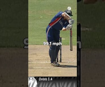Shoaib Akhtar breaking the 100 mph barrier 💨 #cricket #cricketshorts #ytshorts