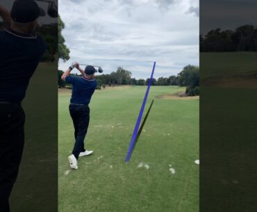 Fantastic Tee Shot on Incredibly Difficult Golf Hole