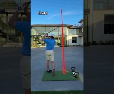 Finally Nailed the Perfect Golf Shot Over the Mansion.