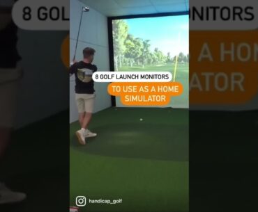 The Best Golf Launch Monitors to use in a Home Golf Simulator