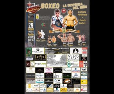 VELADA DE BOXEO DESPEDIDA DE SERGIO GARCIA ¨EL NIÑO ¨