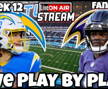 Los Angeles Chargers vs Baltimore Ravens Live Stream NFL Week 12