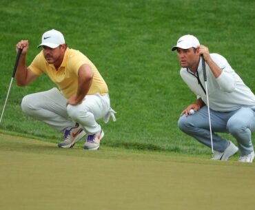 The winner of the Rory McIlroy-Scottie Scheffler vs. Bryson DeChambeau-Brooks Koepka Match will get crypto, not cash