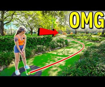 The World's Hardest Mini Golf Course! - Record Breaking Attempt!