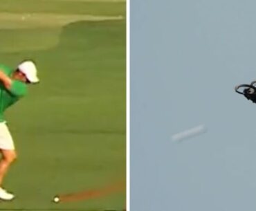 Rory McIlroy strikes down a drone with incredible shot in Abu Dhabi | Golf | Sport