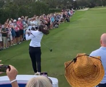 Caitlin Clark almost wipes out fan with dangerous shot at Pro-Am event | Golf | Sport