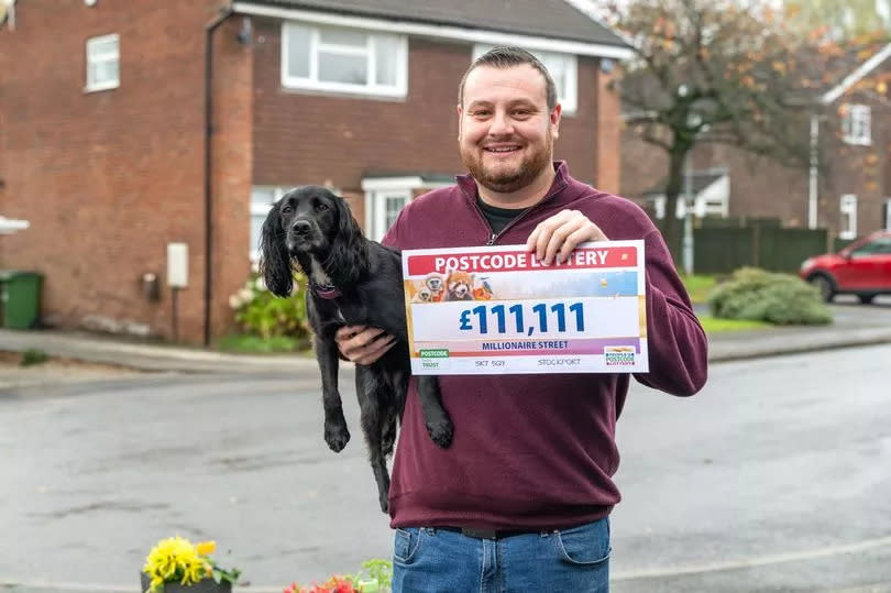 Fraser with dog Pepsi -Credit:MARK FLYNN