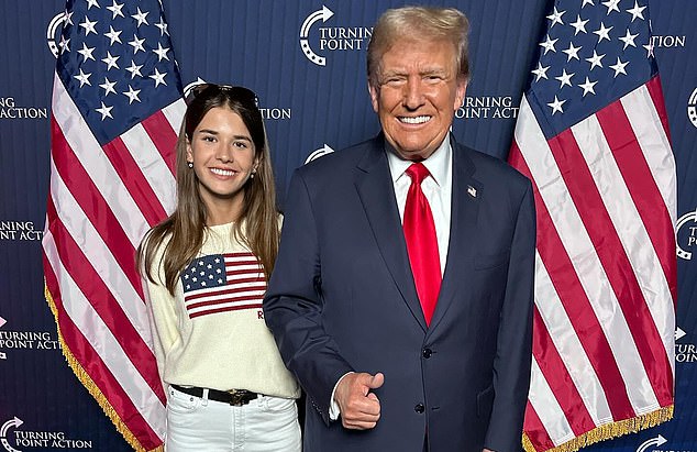 The former president and his granddaughter play golf together regularly