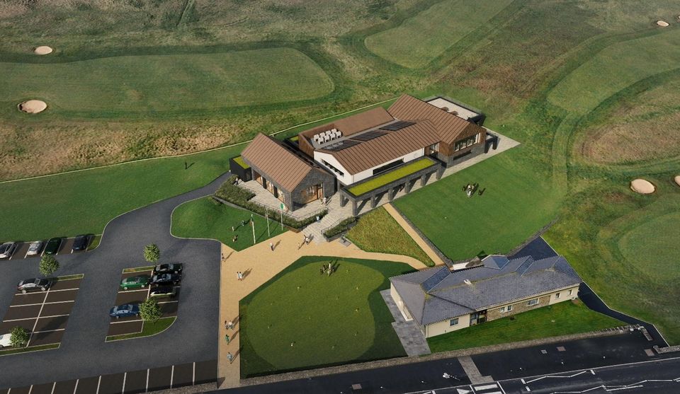 An aerial view the new plans for Lahinch Golf Club in Clare.