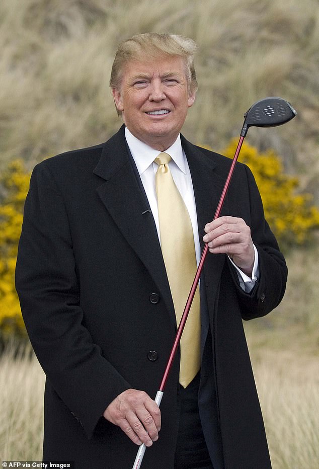 The Menie resort has proved controversial in the past with the dunes that flank the course having lost their status as a 'nationally-important protected environment'