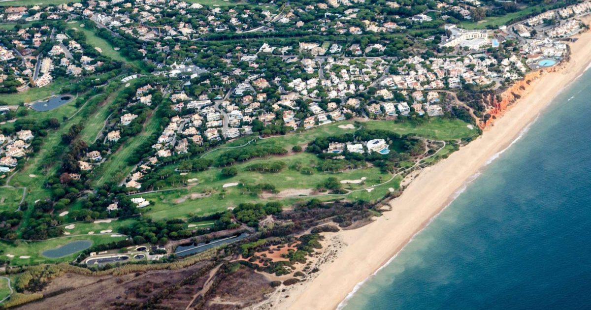 View of Algarve coast