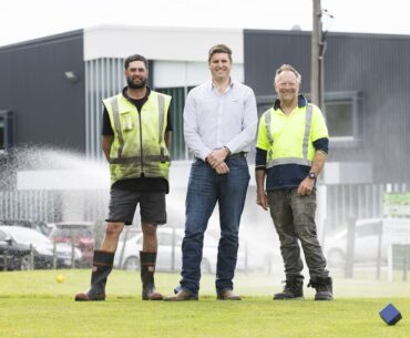 LeaderBrand recycling salad wash water to irrigate Gisborne golf course